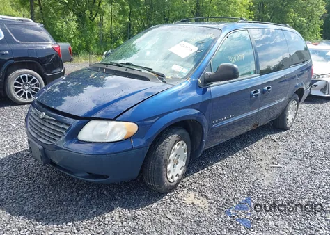 2001 Chrysler Town & Country Lx z USA, uszkodzony, nr VIN 2C8GP44381R419130